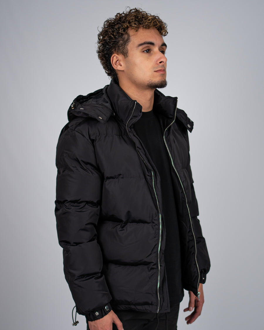 Seaside puffer jas zwart – Seaside Fashionlabel